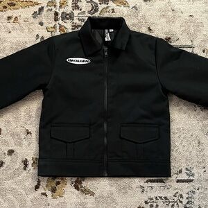 Boys knuckleheads shop Black Zip-Front Jacket